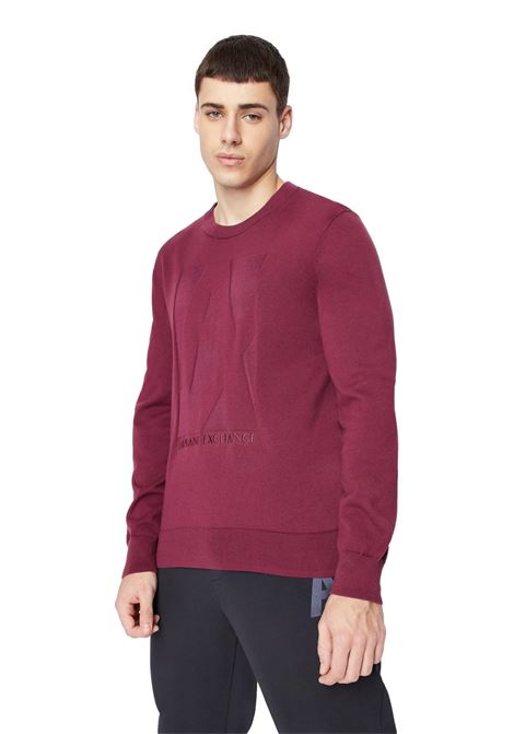 Maglione con logo a rilievo ARMANI EXCHANGE | Maglie | 6LZM1G ZMU7Z1306